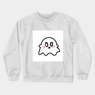 A cute little ghost on Halloween Crewneck Sweatshirt